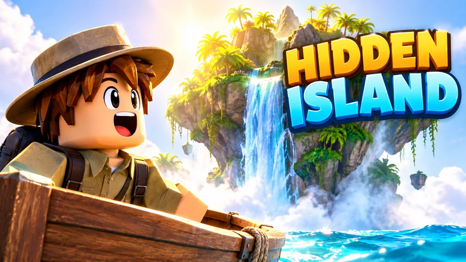 AI-generated Roblox video thumbnail: off the map