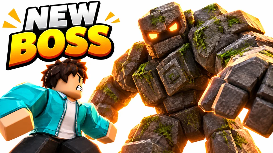 AI-generated Roblox video thumbnail: meeting the new boss
