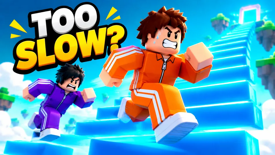 AI-generated Roblox video thumbnail: beat the timer